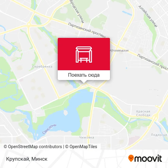 Карта Крупскай