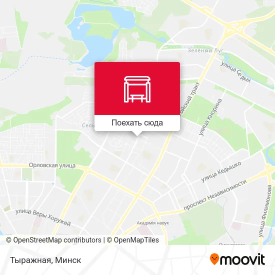 Карта Тыражная