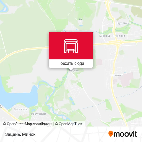 Карта Зацань