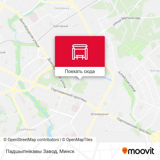 Карта Падшыпнікавы Завод
