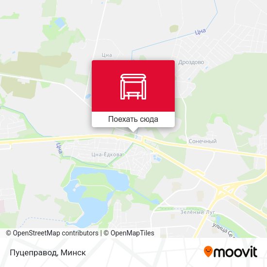 Карта Пуцеправод