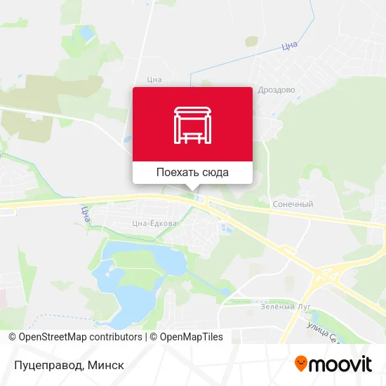 Карта Пуцеправод