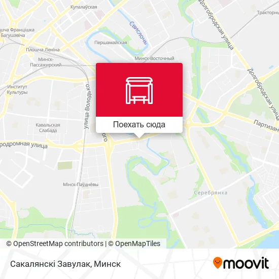 Карта Сакалянскі Завулак