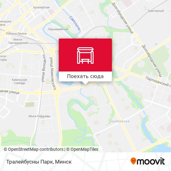 Карта Тралейбусны Парк