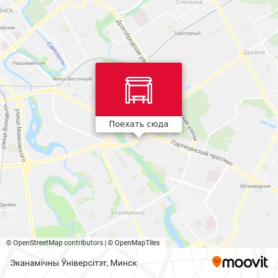 Карта Эканамічны Ўніверсітэт