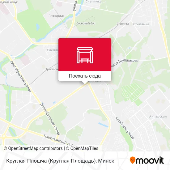 Карта Круглая Плошча (Круглая Площадь)