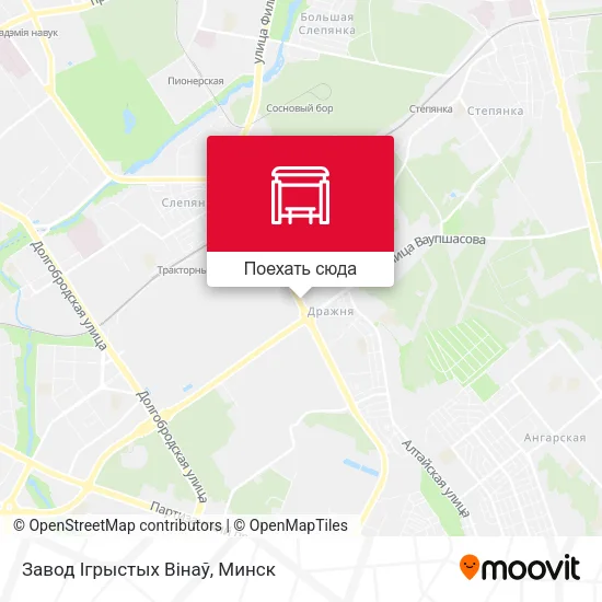 Карта Завод Ігрыстых Вінаў