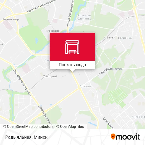 Карта Радыяльная
