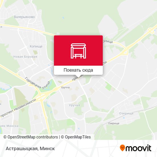 Карта Астрашыцкая