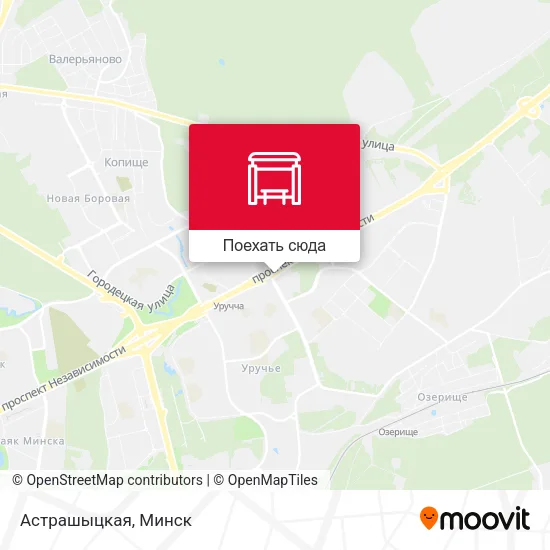 Карта Астрашыцкая