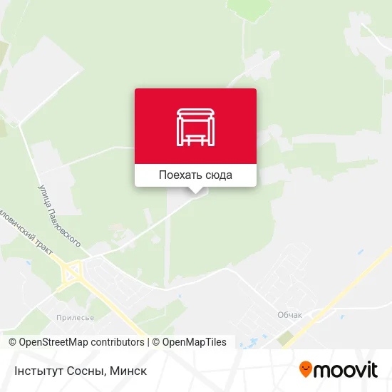 Карта Інстытут Сосны
