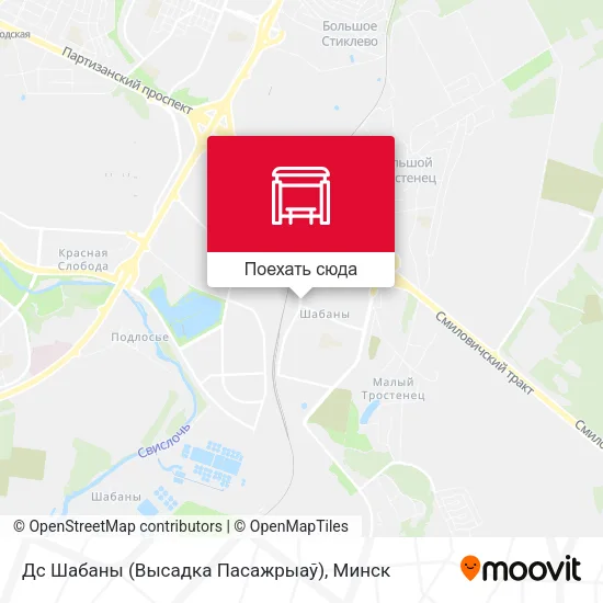 Карта Дс Шабаны (Высадка Пасажрыаў)