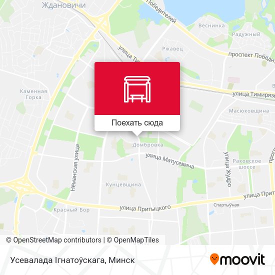 Карта Усевалада Ігнатоўскага