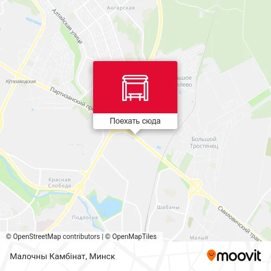 Карта Малочны Камбінат
