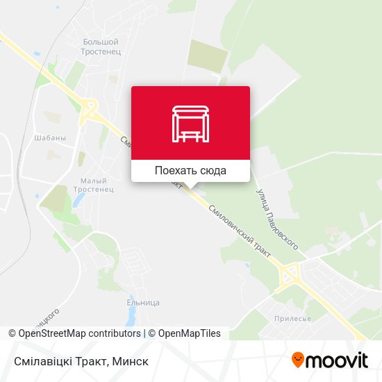 Карта Смілавіцкі Тракт