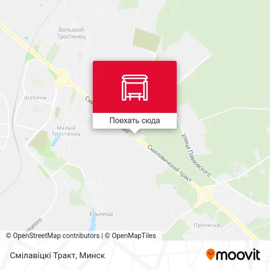 Карта Смілавіцкі Тракт