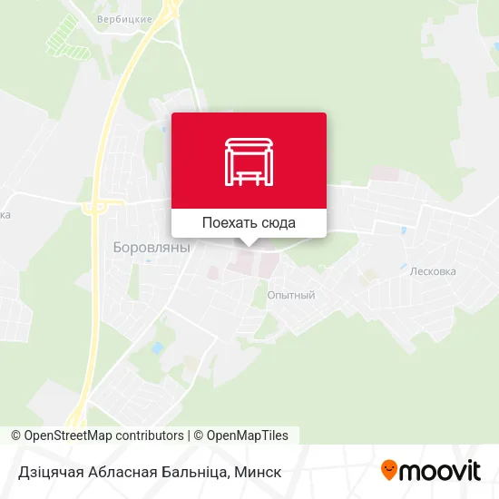 Карта Дзіцячая Абласная Бальніца