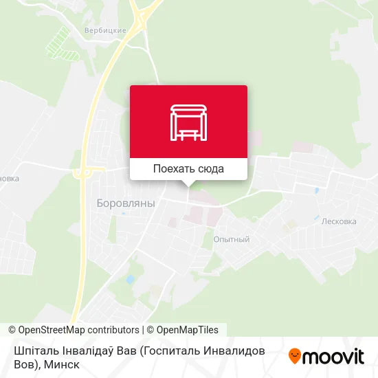 Карта Шпіталь Інвалідаў Вав (Госпиталь Инвалидов Вов)