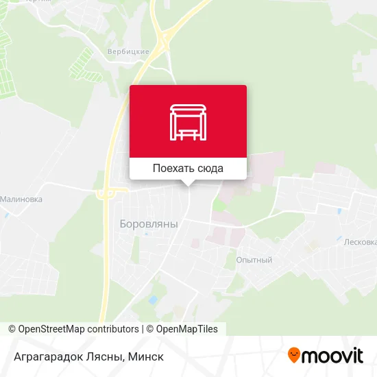 Карта Аграгарадок Лясны