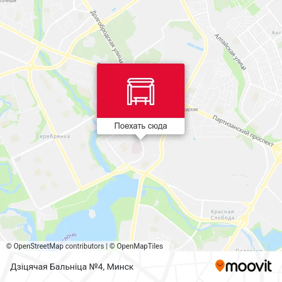 Карта Дзіцячая Бальніца №4