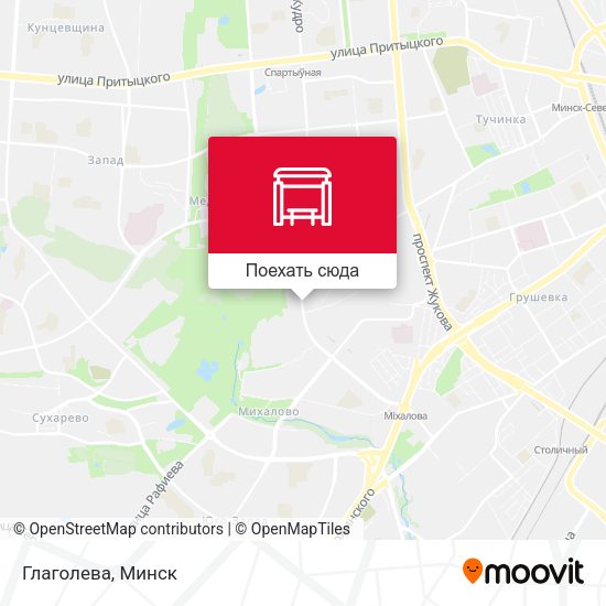 Карта Глаголева