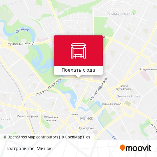 Карта Тэатральная