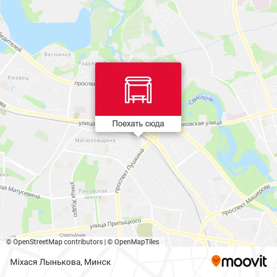 Карта Міхася Лынькова