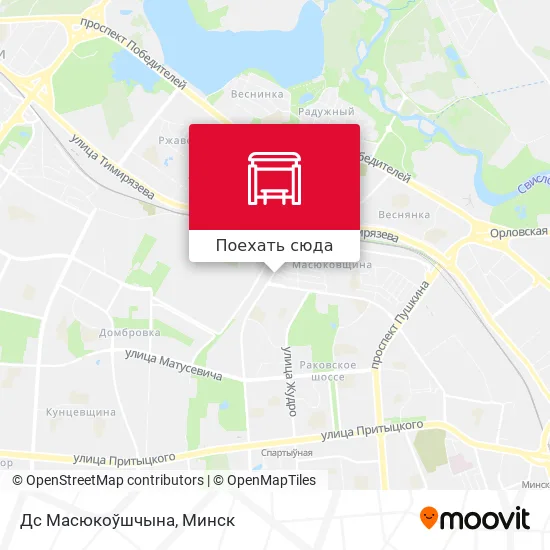 Карта Дс Масюкоўшчына
