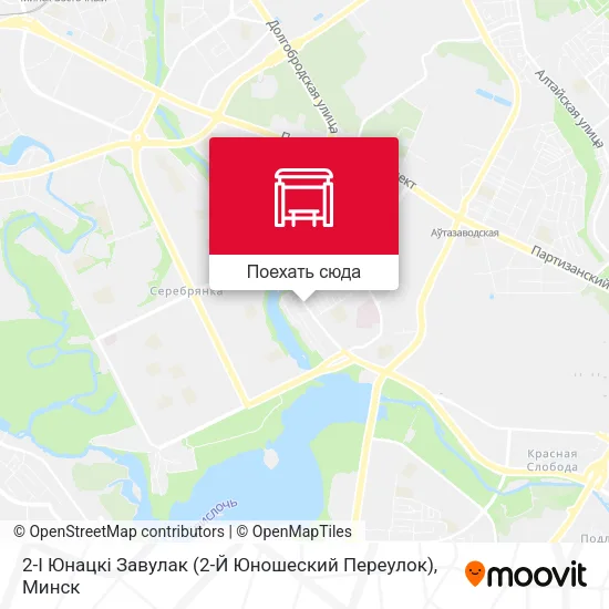 Карта 2-І Юнацкі Завулак (2-Й Юношеский Переулок)