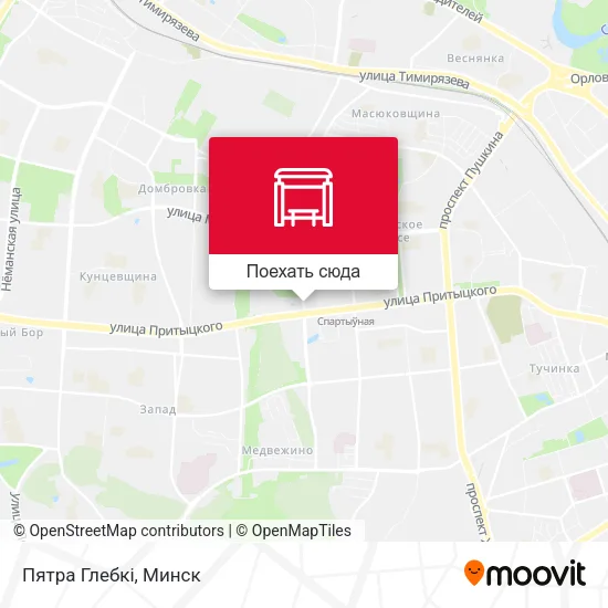 Карта Пятра Глебкі