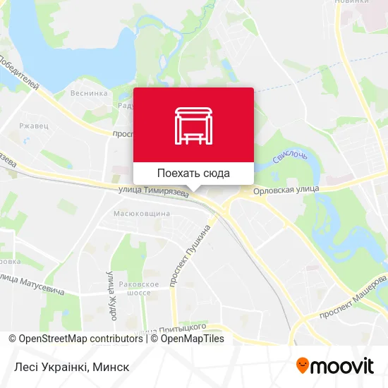 Карта Лесі Украінкі