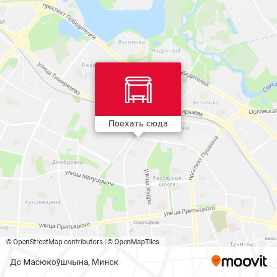 Карта Дс Масюкоўшчына