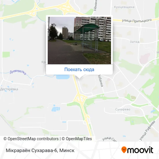 Карта Мікрараён Сухарава-6