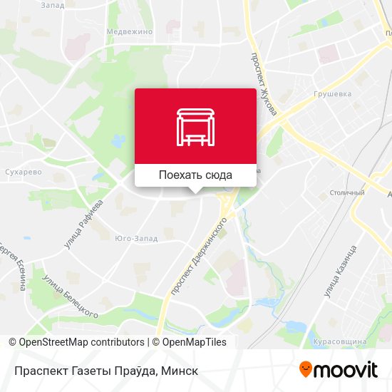 Карта Праспект Газеты Праўда