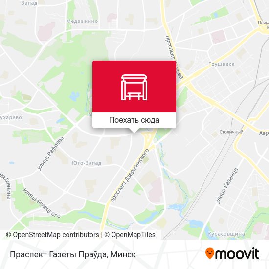 Карта Праспект Газеты Праўда