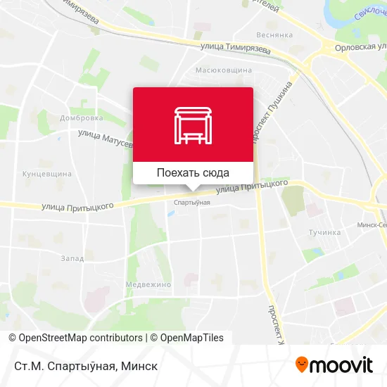 Карта Ст.М. Спартыўная