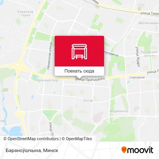 Карта Бараноўшчына