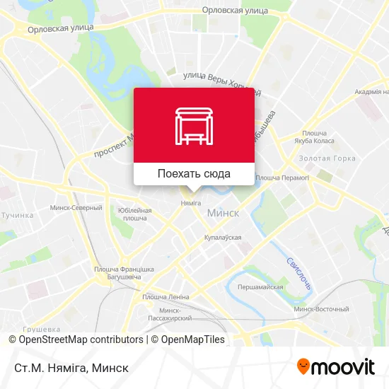 Карта Ст.М. Няміга