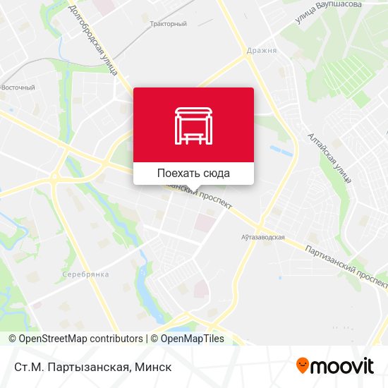 Карта Ст.М. Партызанская