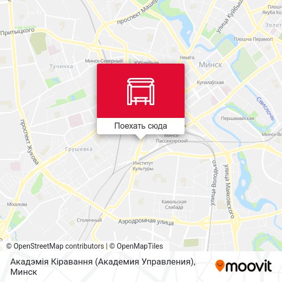 Карта Акадэмія Кіравання (Академия Управления)