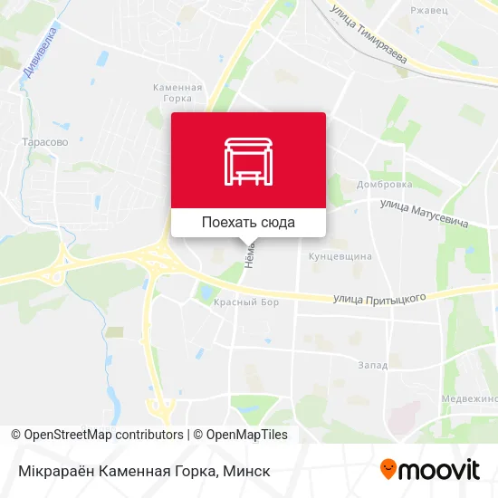 Карта Мікрараён Каменная Горка