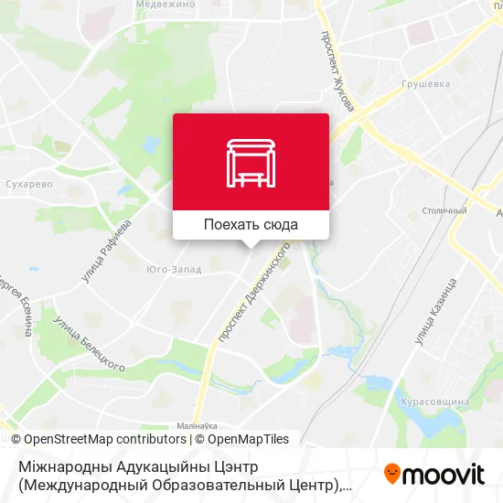 Карта Міжнародны Адукацыйны Цэнтр (Международный Образовательный Центр)