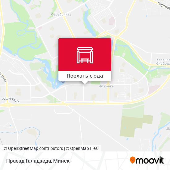 Карта Праезд Галадзеда