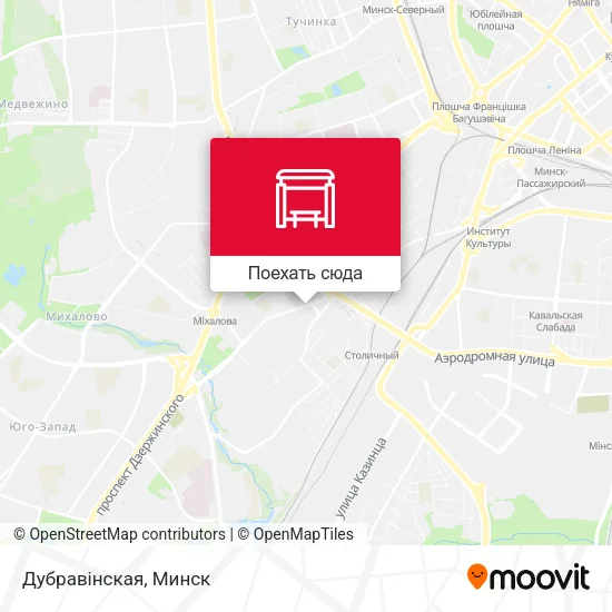 Карта Дубравінская