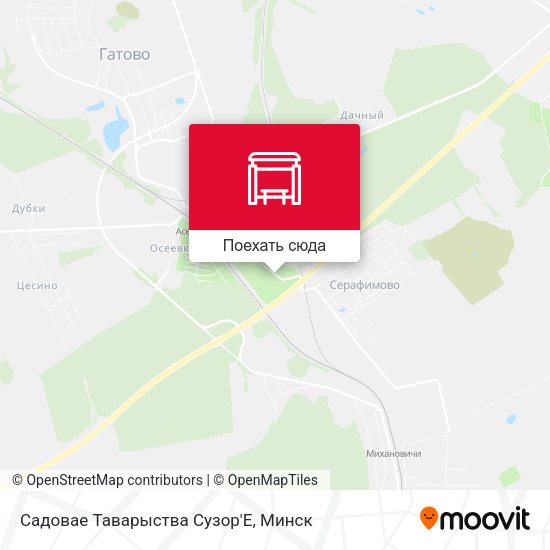 Карта Садовае Таварыства Сузор'Е