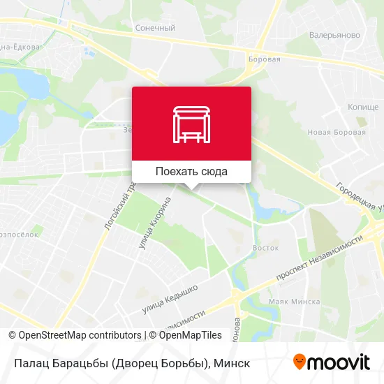 Карта Палац Барацьбы (Дворец Борьбы)