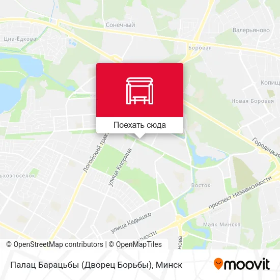 Карта Палац Барацьбы (Дворец Борьбы)