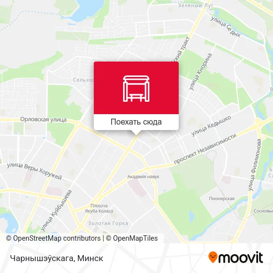 Карта Чарнышэўскага
