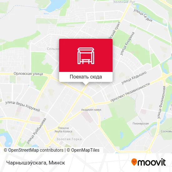 Карта Чарнышэўскага