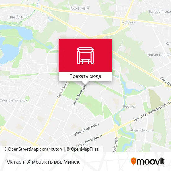 Карта Магазін Хімрэактывы